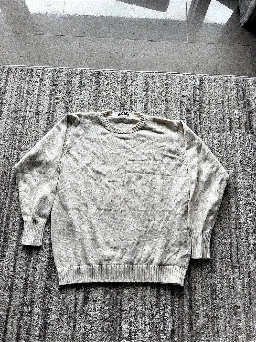 Brandy Melville Brianna Sweater Cream Crewneck